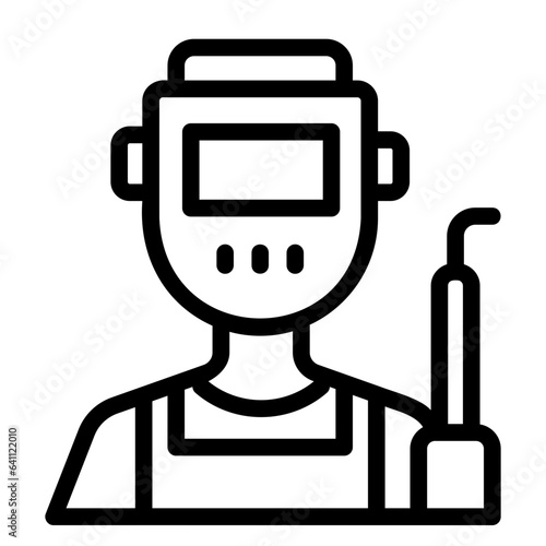 welder outline icon