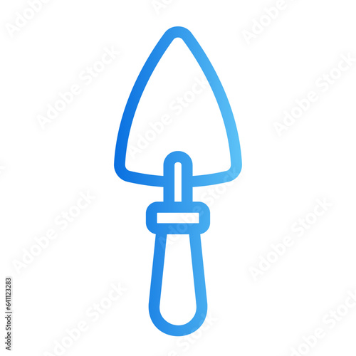 trowel gradient icon