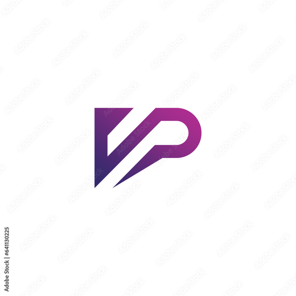VP Logo Design. Letter VP Icon VP Logo Design. Letter VP Icon