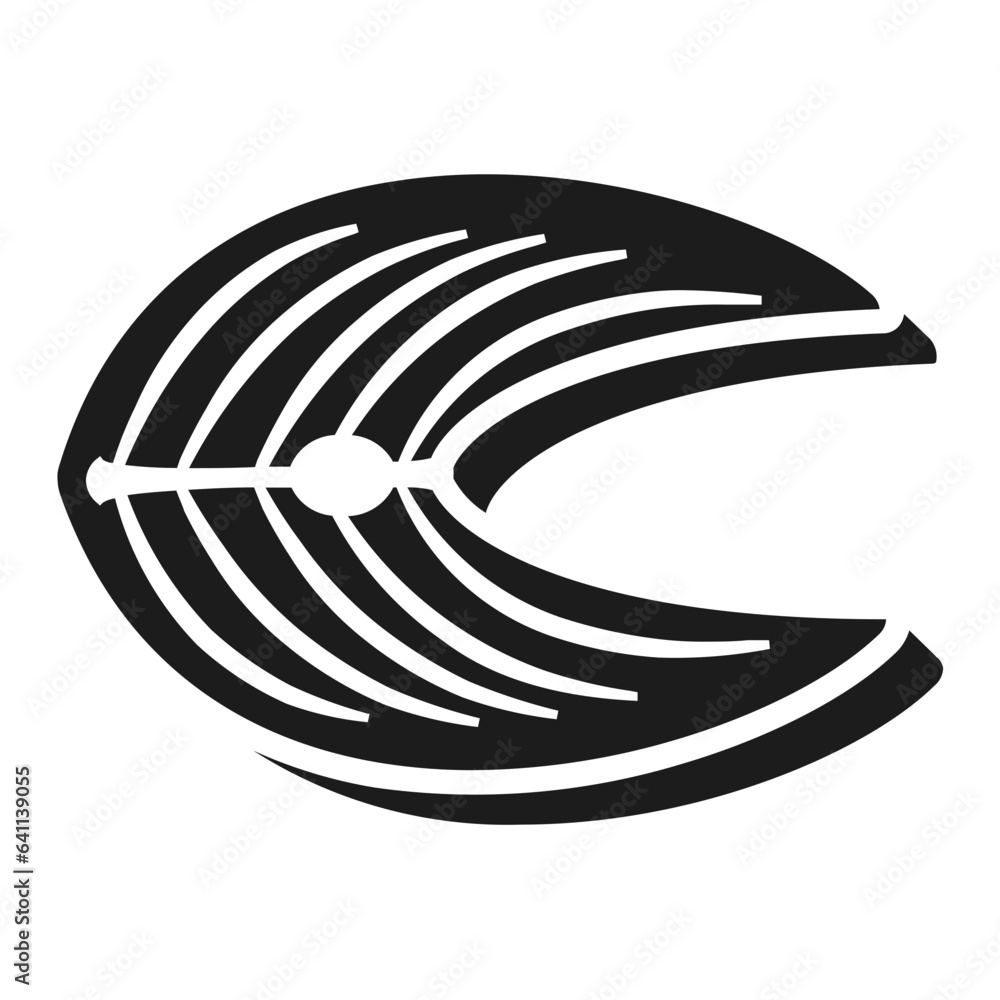 fish meat illustration of icons fish meat illustration of icons
