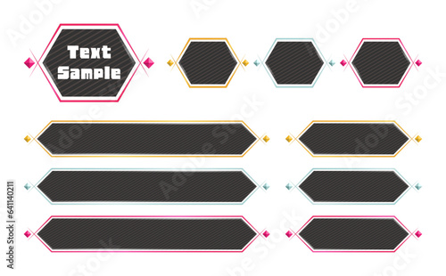 Stylish-telop-base_with_black-base_and_thin-lines