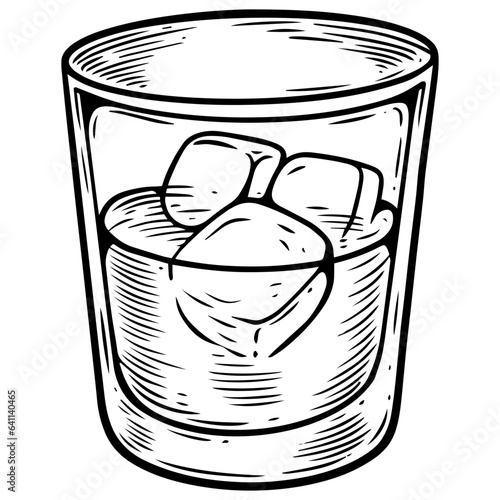Transparent glass with drink soda vector illustration