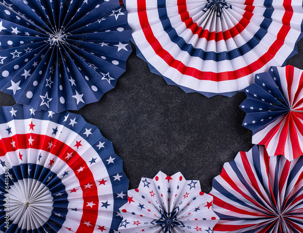 Obraz premium Labor Day celebration with USA flag
