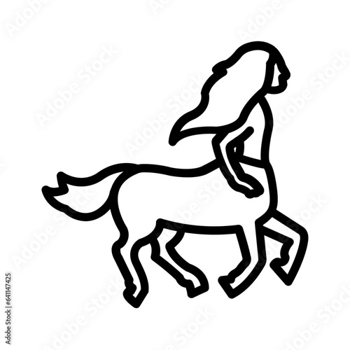 Black line icon for Freak