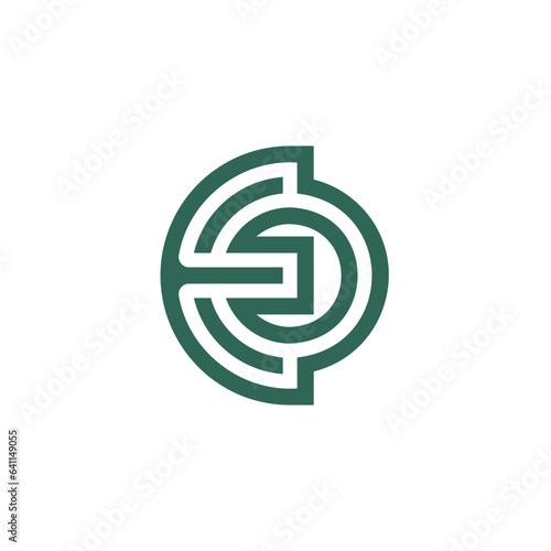 Letter EO or OE logo