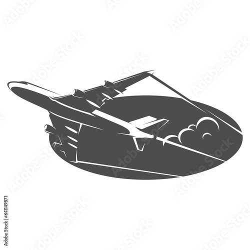 Plakat w ramie plane vector illustration 