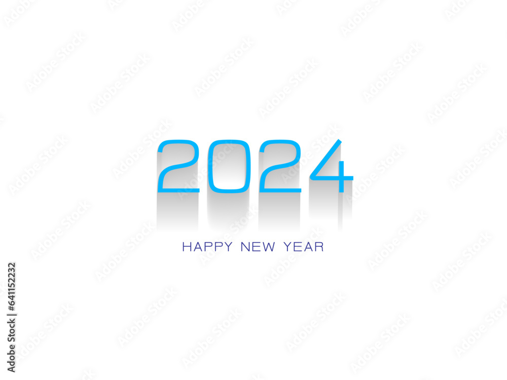 2024 Happy New Year Celebrations Banner Illustration 2024 Happy New Year Celebrations Banner Illustration