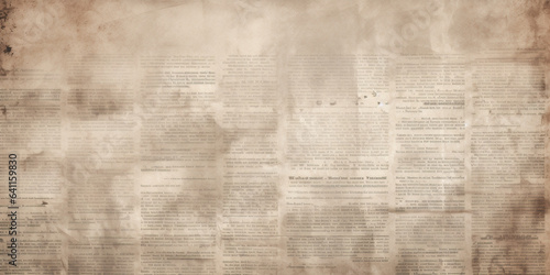 simple plain newspaper background wallpaper. Generative AI