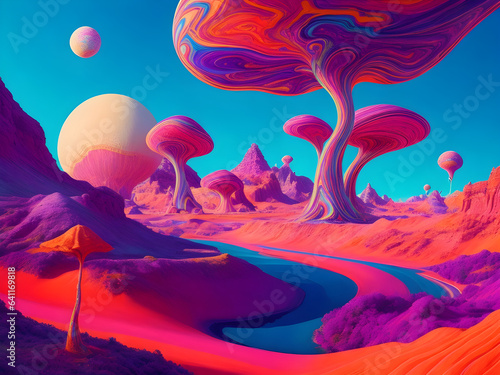 LSD Acid Picture Background