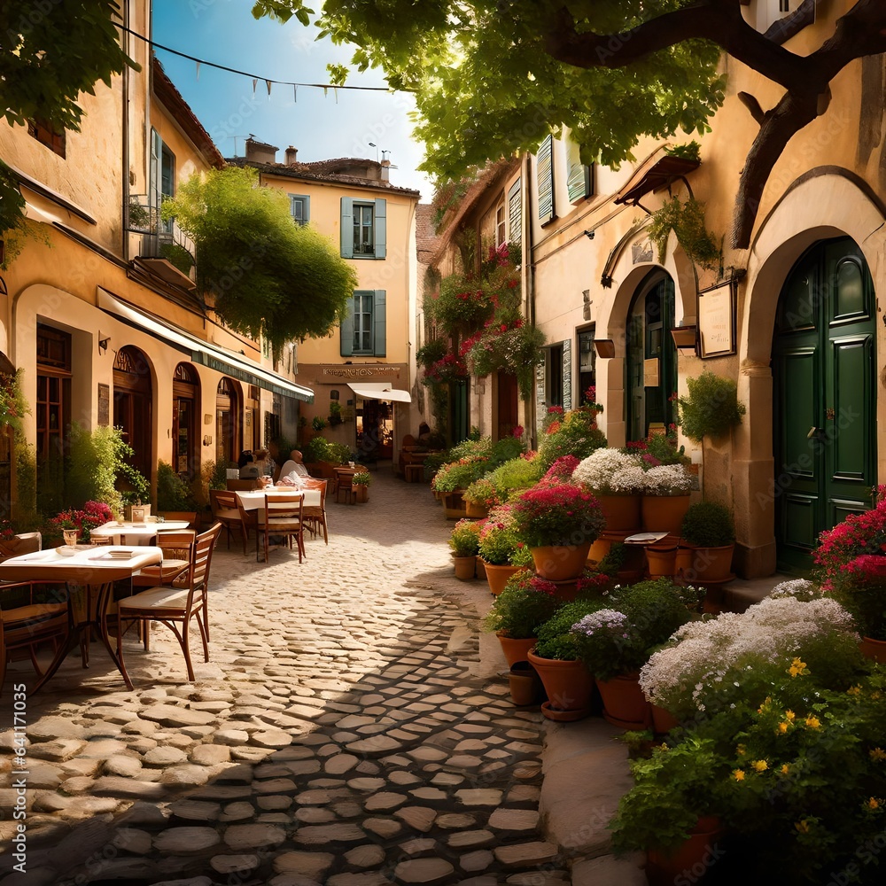 Obraz premium street in the old town