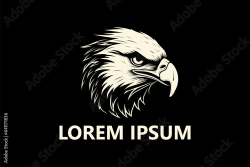 Eagle logo template design vector