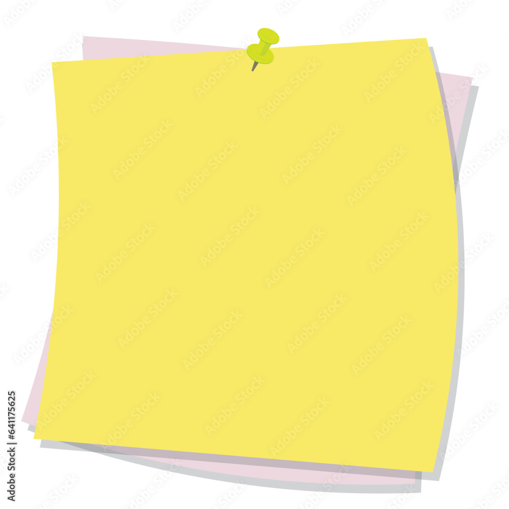 Note Paper Illustration Note Paper Illustration