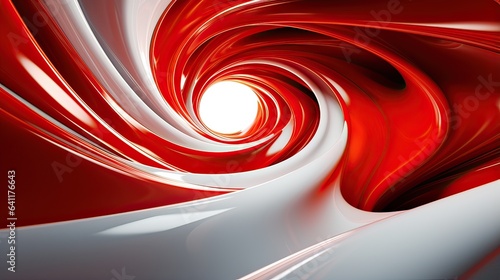 Abstract red swirl background, tech wallpaper 