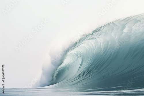 wave of the sea, clean minimalist background photo © Atlas Studio