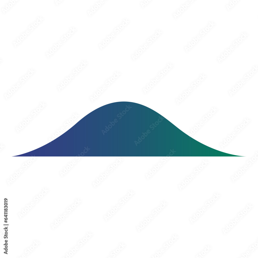 Mountain gradient illustration