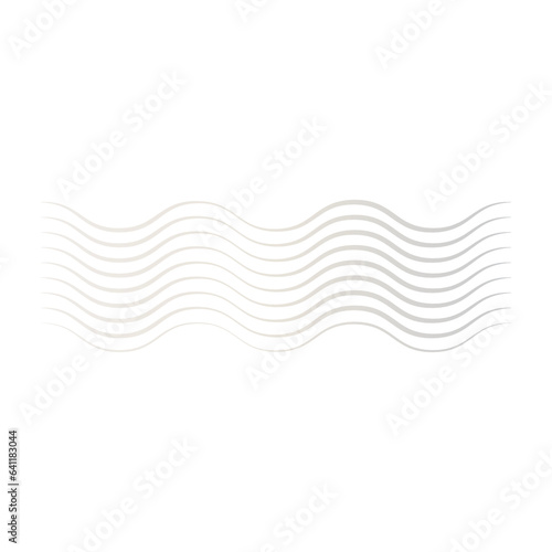 Water wave gradient illustration