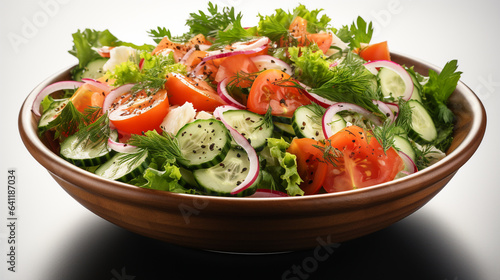 fresh and sweet vegetable salad