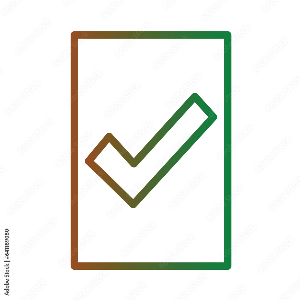 Accept Approve Check Gradient Icon Accept Approve Check Gradient Icon