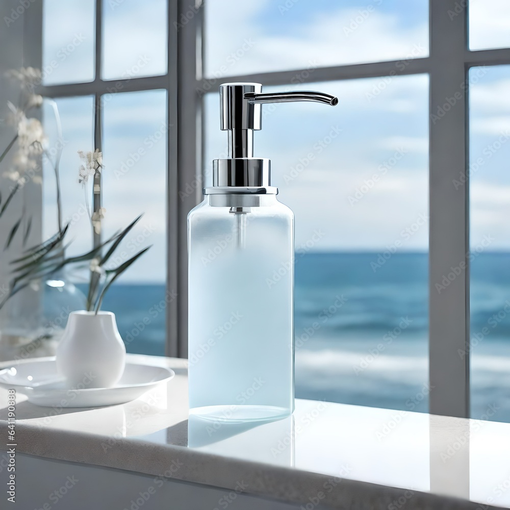 bottle of perfume and soap