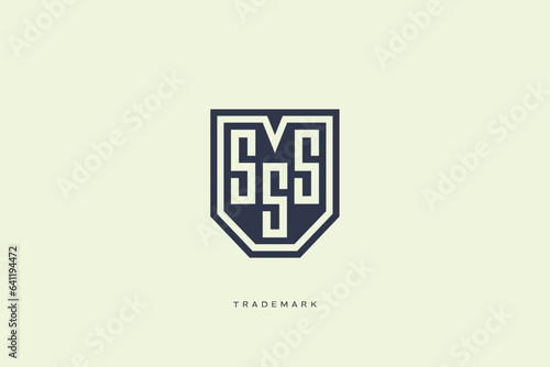 sss letter s combination monogram logo