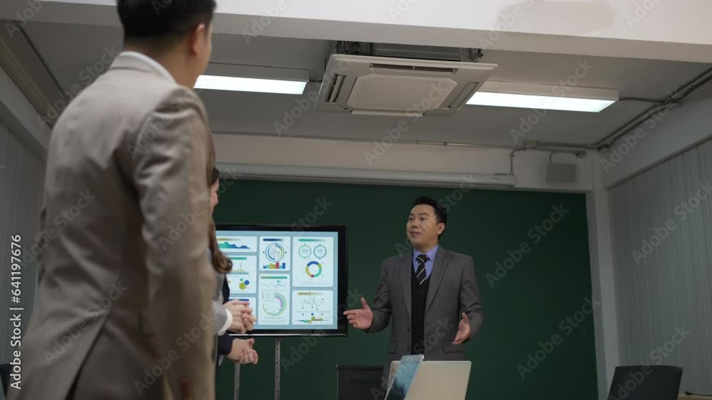 Employees are meeting at office. Employees are meeting at office.