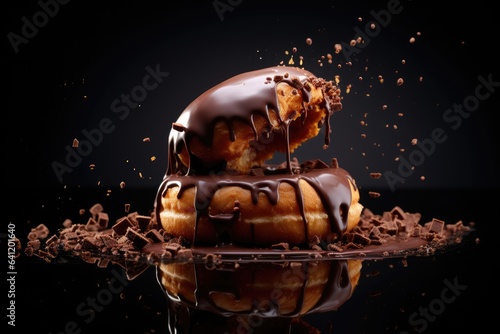 a delicious chocolate donut product