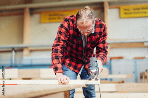 Carpenter Working with Jigsaw