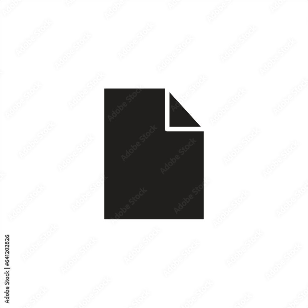 paper vector line icon template paper vector line icon template