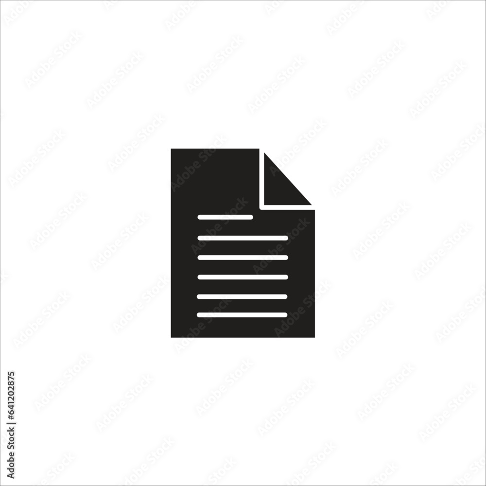 paper vector line icon template paper vector line icon template
