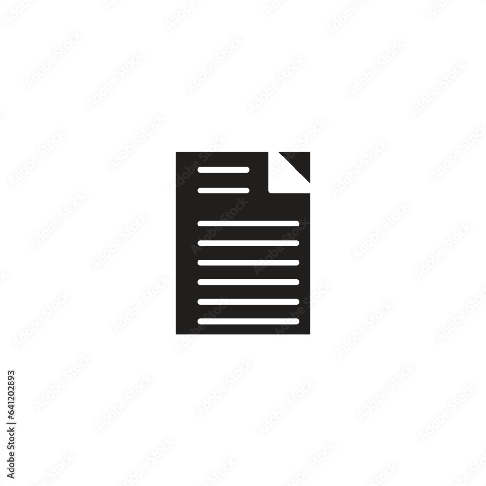 paper vector line icon template paper vector line icon template
