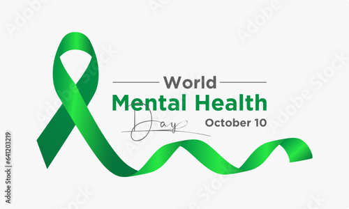 World Mental Health Day Highlights Advocacy, Understanding, and Support for Global Emotional Resilience. Vector Illustration Template.
