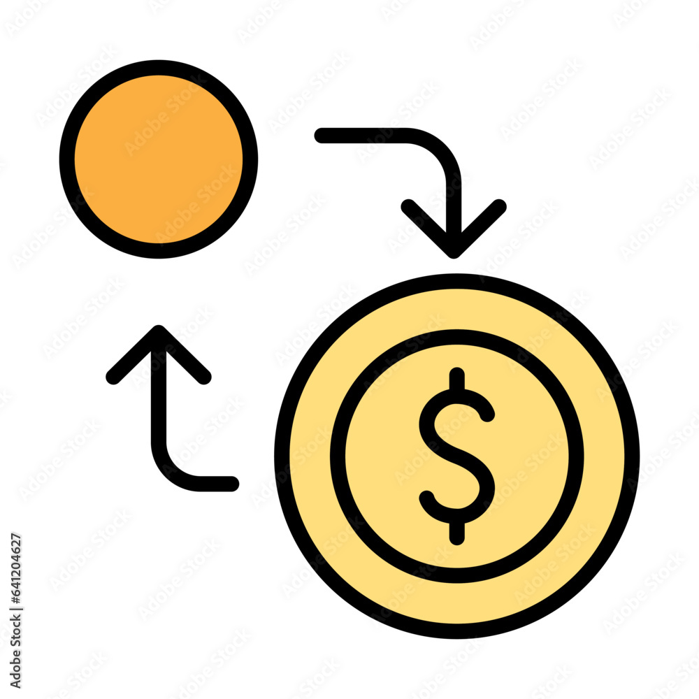 Currency exchange icon Currency exchange icon