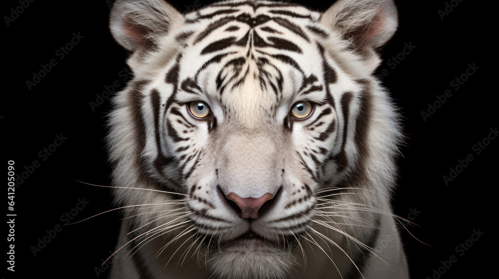 The white tiger portrait