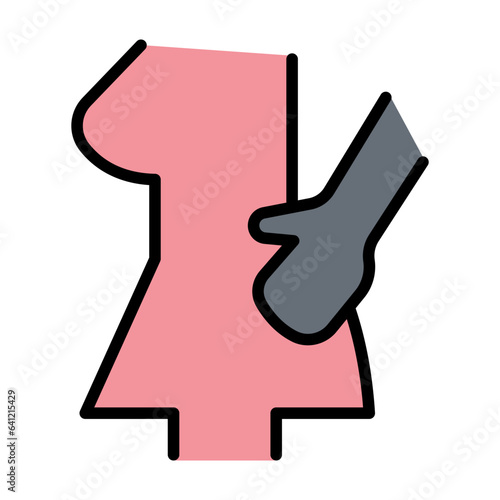 Sexual harassment icon