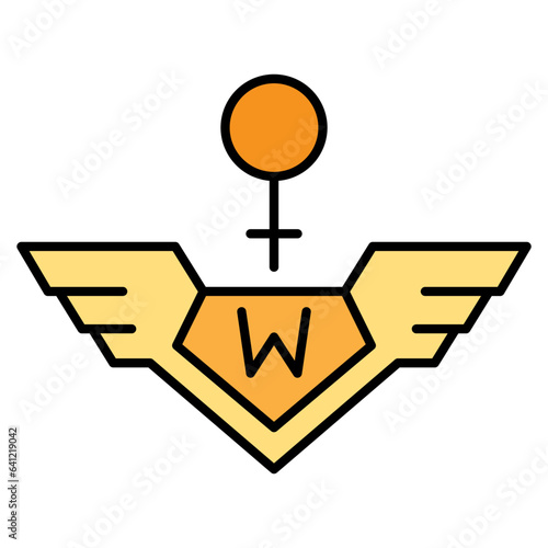 Superwoman badge icon
