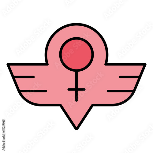 Superwoman badge icon