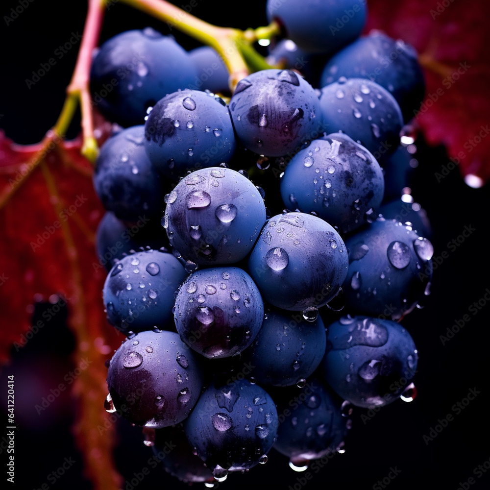 Bunch of grapes in the garden Bunch of grapes in the garden