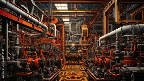 Complex Machinery: Industrial Power and Piping photo