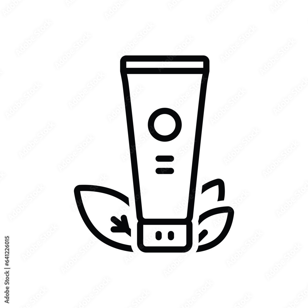 Black line icon for natural Black line icon for natural