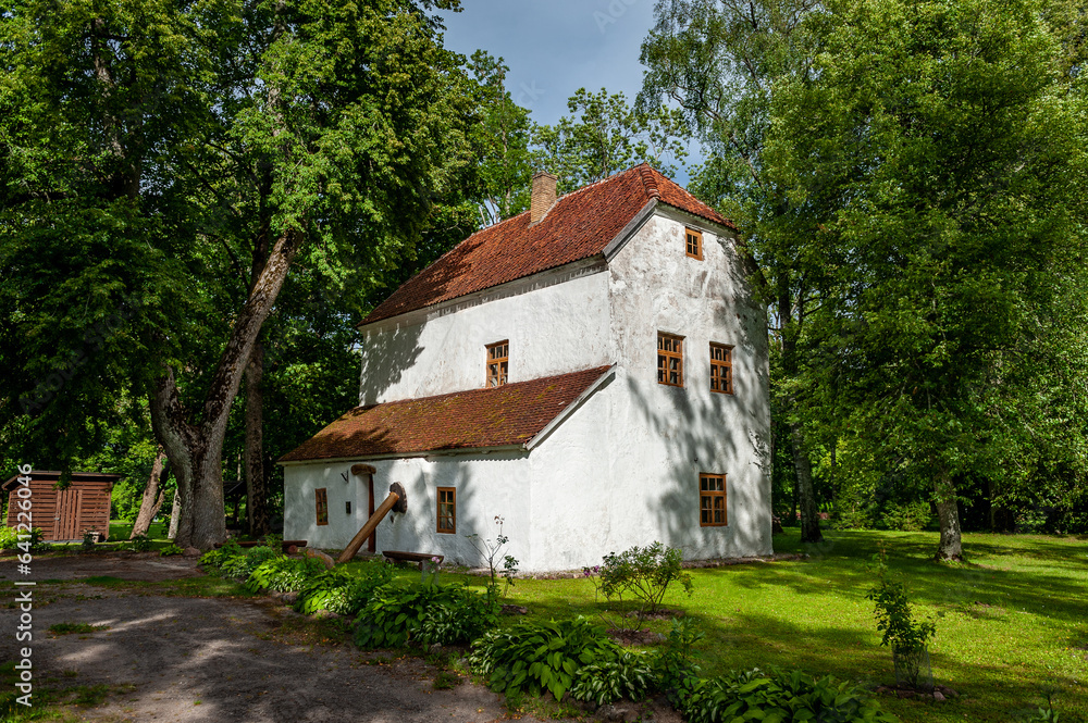 Small Knights’ Castle building, built at the beginning of the 16th century. Stende Manor, Latvia. Small Knights’ Castle building, built at the beginning of the 16th century. Stende Manor, Latvia.