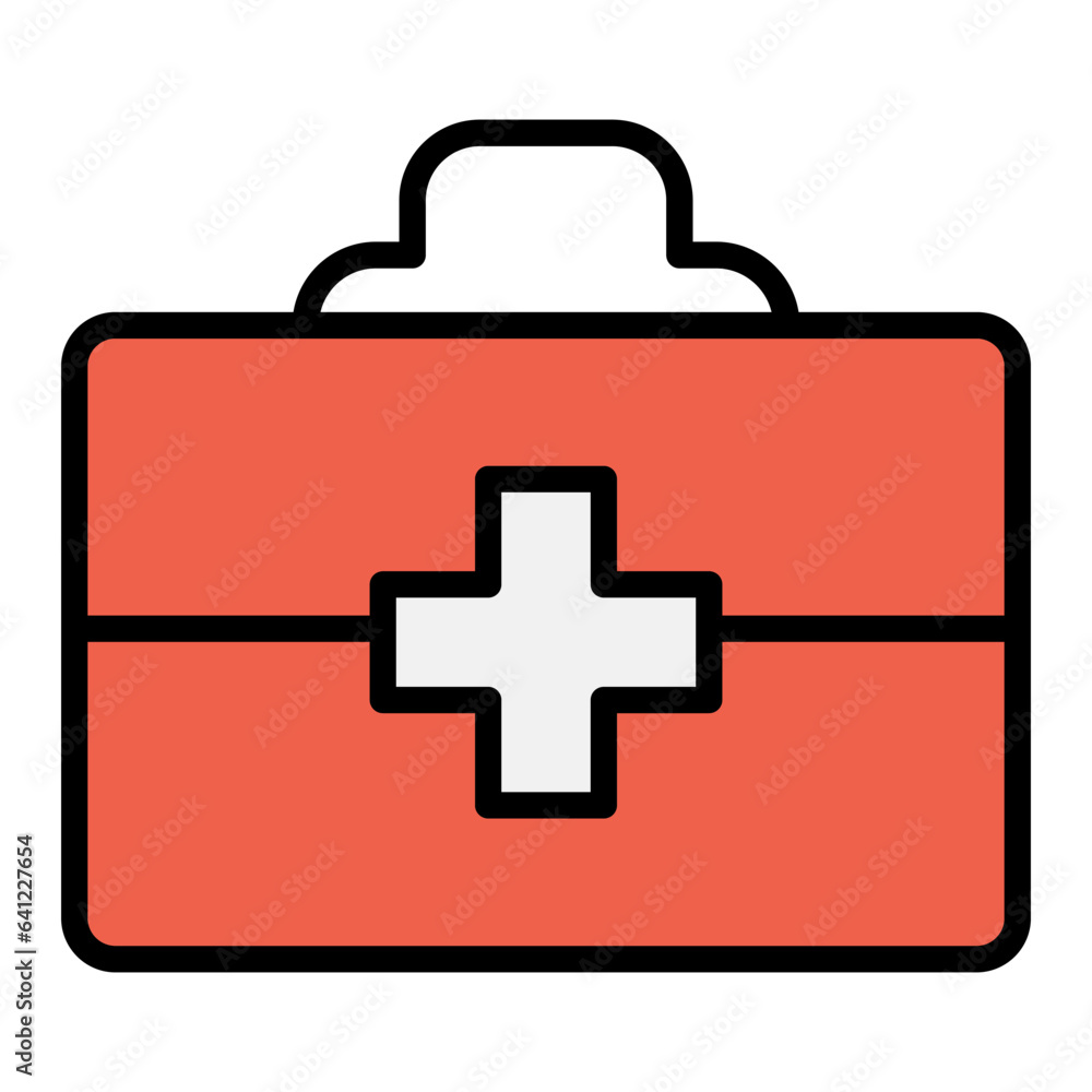 Obraz premium First aid kit icon