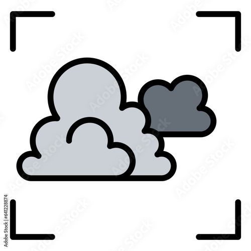 Air pollution icon