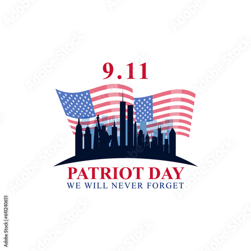 Vector illustration of 9 11 Patriot Day