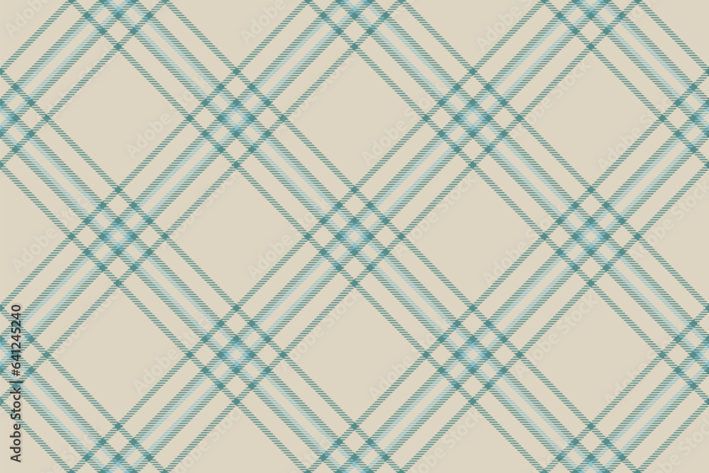 Fototapeta premium Tartan plaid background, diagonal check seamless pattern. Vector fabric texture for textile print, wrapping paper, gift card, wallpaper.