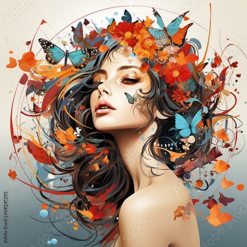 surreal fantasy girl   Generative AI