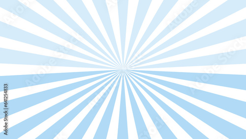 Rays white and blue as background