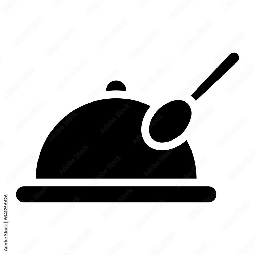 Obraz premium dish glyph 