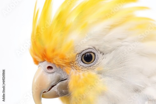 Cockatiel photo realistic illustration - Generative AI. photo