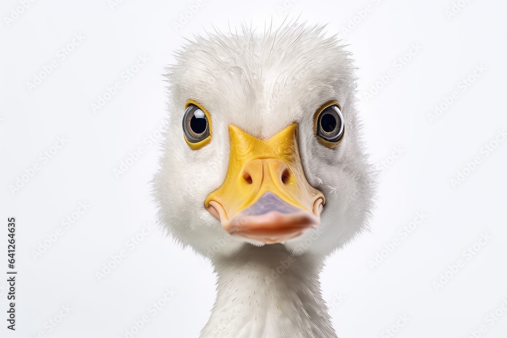 Duck photo realistic illustration - Generative AI.