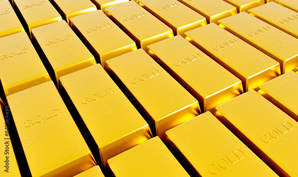 金塊 gold bars close up 金塊 gold bars close up